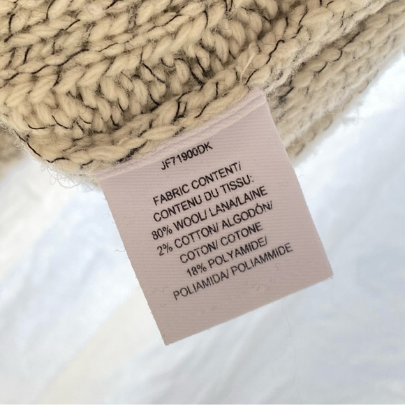 DEREK LAM 10 CROSBY CREAM BEIGE WOOL BLEND RIBBED TURTLENECK SWEATER - Picture 10 of 10